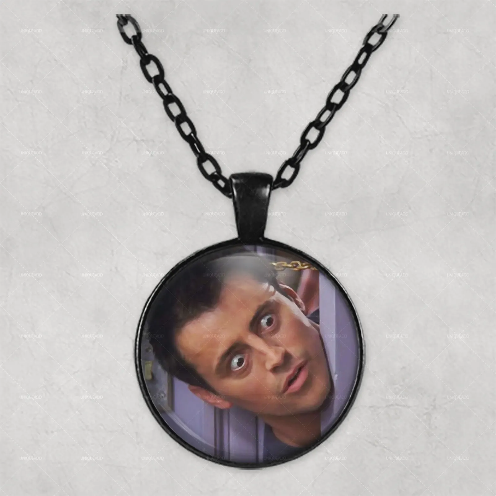 С героями телесериала друзья Joey Tribbiani персонализированное фото ожерелье