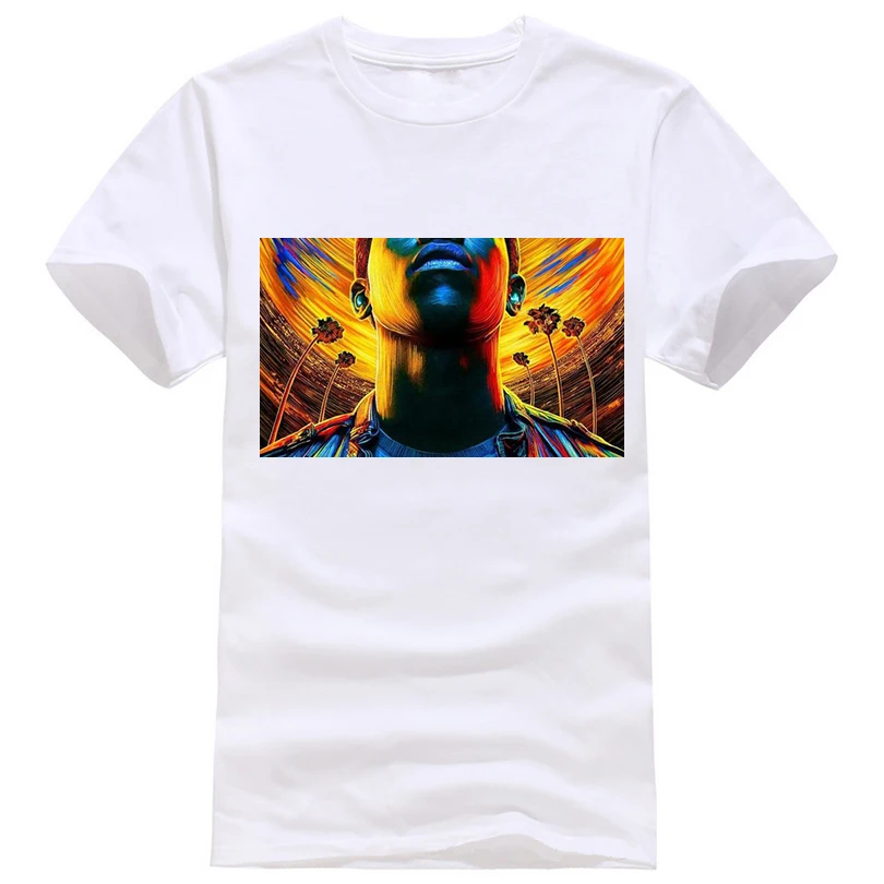 

Snowfall Print Short Sleeved O Neck T-Shirt Ovresized T-Shirt Comfort Summer Tops