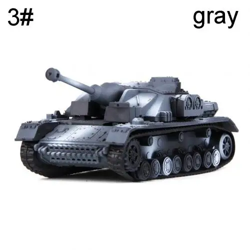 Grey 4 Stug 1/72 Немецкий тигр пантера Танк модель DIY Собранные Детские пазлы Модель Набор для обучения используется домашний декор положить на стол - Цвет: Grey 4 Stug