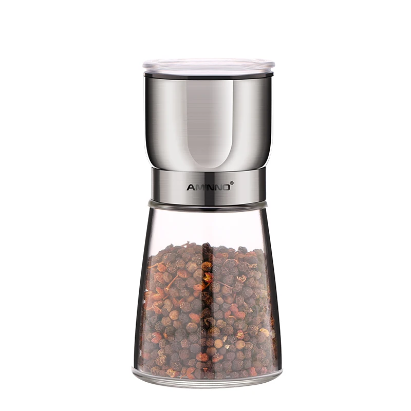 Кухонная мельница для перца AMINNO ручная с керамическим сердечником специй 0 1 мм 170