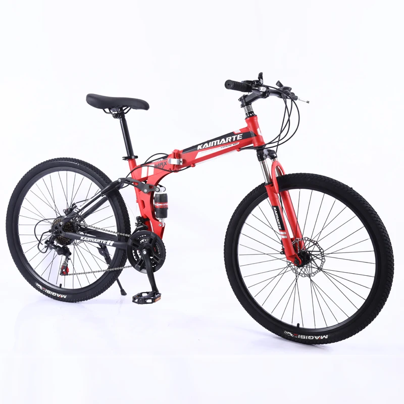 Складной горный велосипед 24/26 дюйма Новый из высокоуглеродистой стали