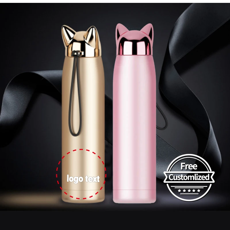 320 мл милый набор кастрюль с двойными стенками бутылка для воды