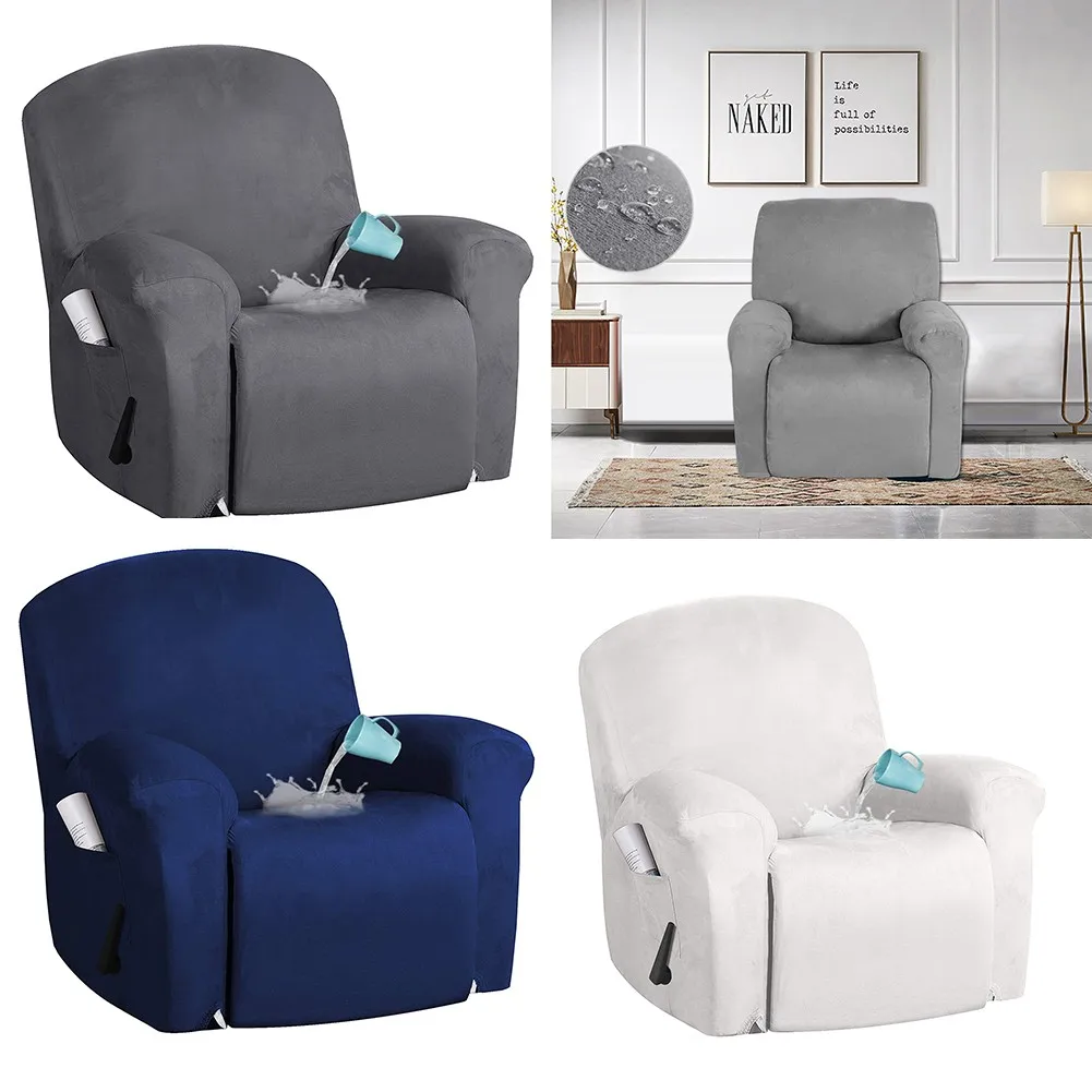 

Solid Color Modern Sofa Couch Cover Living Room Pet Dog Kids Mat Furniture Protector Armrest Chair Slipcovers Anti-Slip Covers