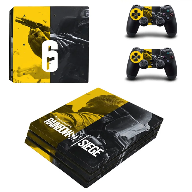 Наклейки Tom Clancy's Rainbow Six PS4 Pro PS 4 Play station наклейки Pegatinas для playstation консоль и