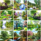 2021 новыйdiy декор для дома вышивка картина по номерам вышивка крестом наборы пейзажный лес алмазная вышивка полная декор на стену картины по номерам украшения сделай сам подарокалмазная мозаика