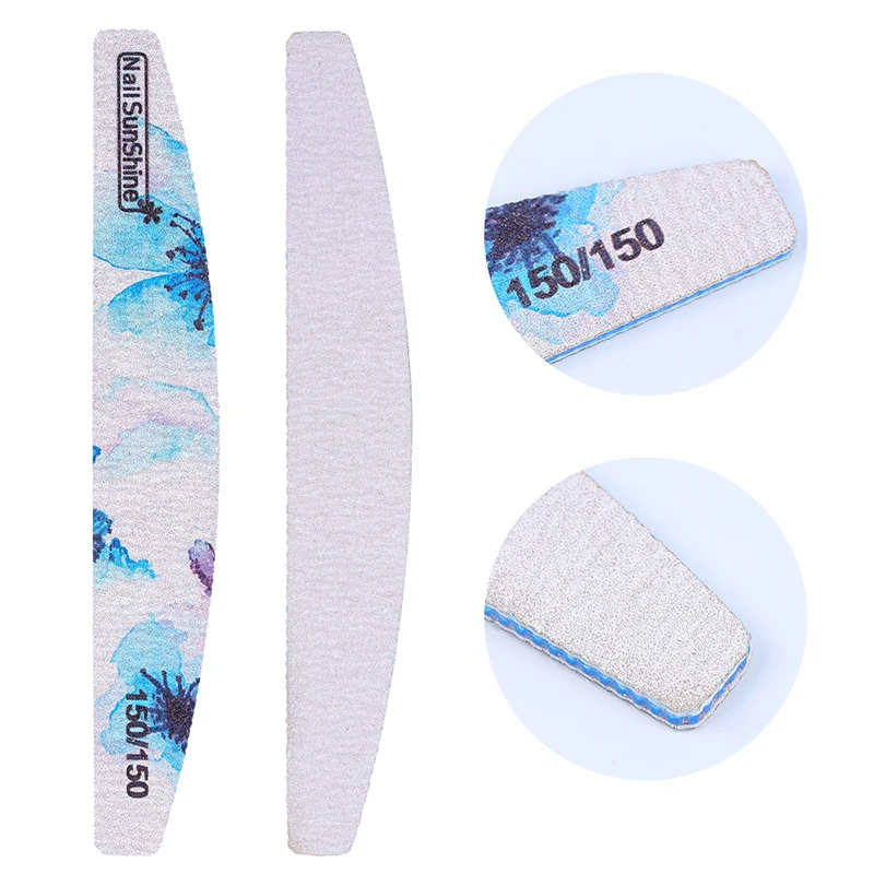 6 шт./компл. Шлифовальная Пилка Для ногтей буферный блок Маникюр Полировка