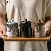 160ml ceramic soybean sauce vinegar olive oil bottle shake japanese style kitchen utensils spice box container cans