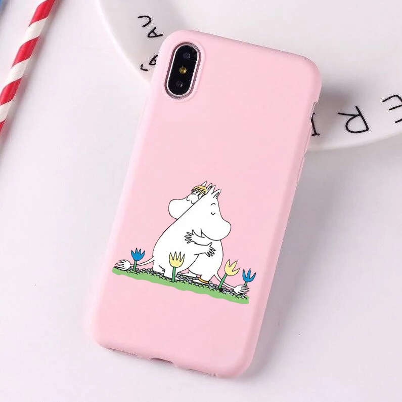 FHSR-24040 Cute Moomin TPU candy Soft Phone Case For huawei p30 pro p30 lite p20 pro p10 mate 20 p10 lite honor 9 lite - Цвет: FHSR-24040