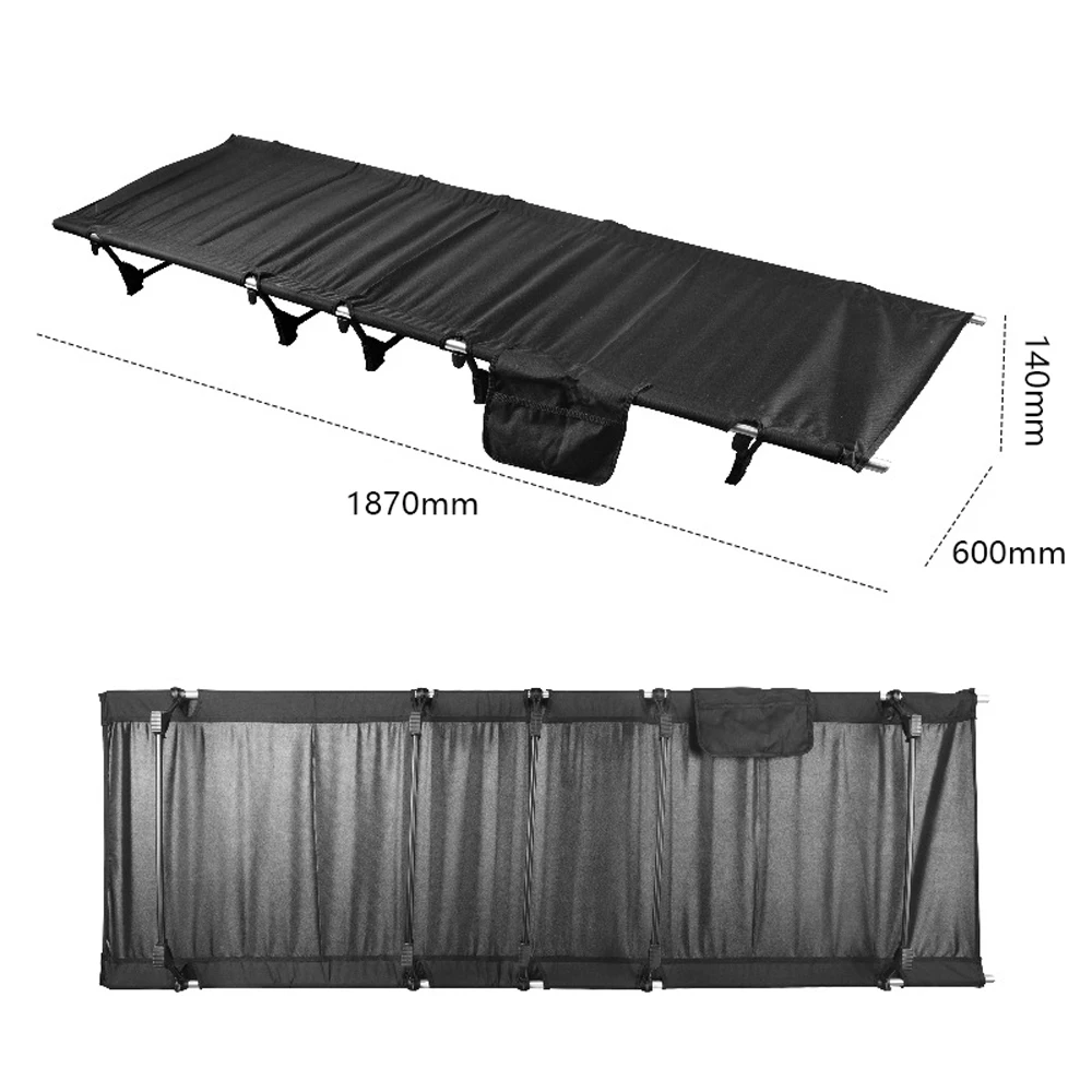 

Folding Single-bed Comfortable Outdoor Aluminum Alloy Light Military-Bed Beach Camping Bed Sturdy Outdoor Bed