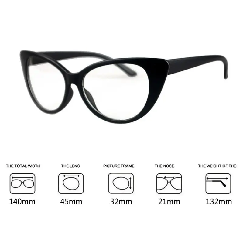 Сексуальные очки кошачий глаз оправа женские классические винтажные с