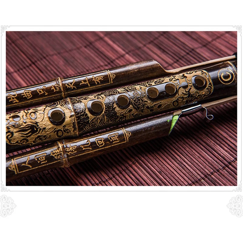 Черная бамбуковая Тыква Хулуси ручной работы кюрбит флейта этнический