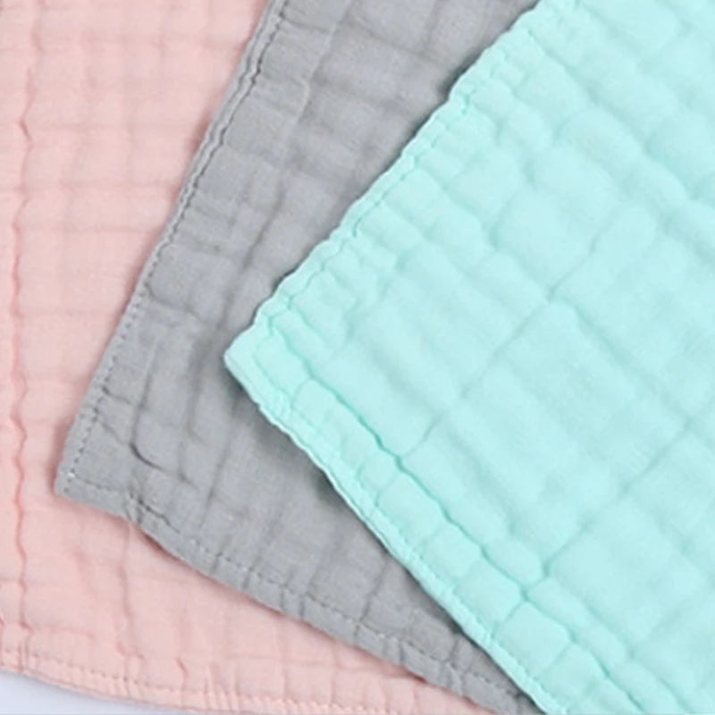 

3 Pcs/Pack Baby Infants Feeding Bibs Absorbent Soft Gauze Burp Saliva Towel Handkerchief Toddler Scarf Wash Cloth