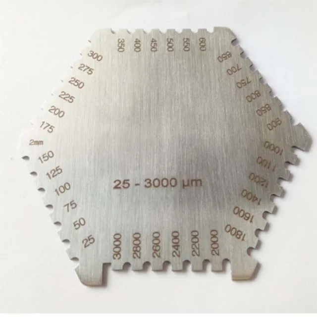 

Stainless steel Wet Film thickness Comb tester on sale