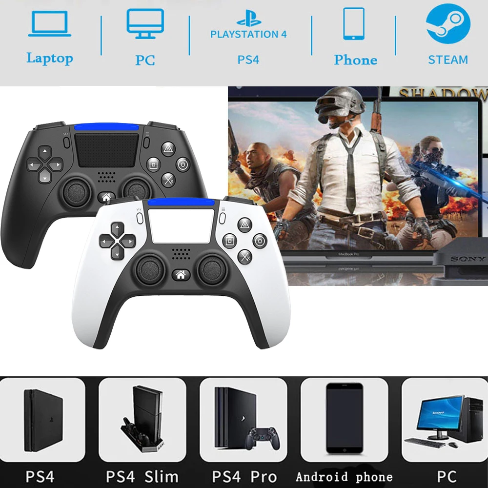 

NEW2022 для Sony PS4 контроллер консоли геймпад беспроводной Bluetooth вирбляция игровой джойстик для ПК/PS3/PS4/Ps5/ Dualshock4