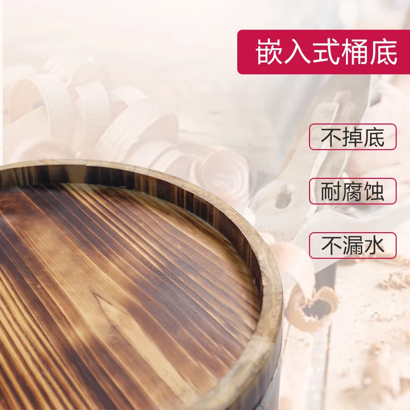 Бочка деревянная для ног из карбонизированной пены домашняя ванна бочка с