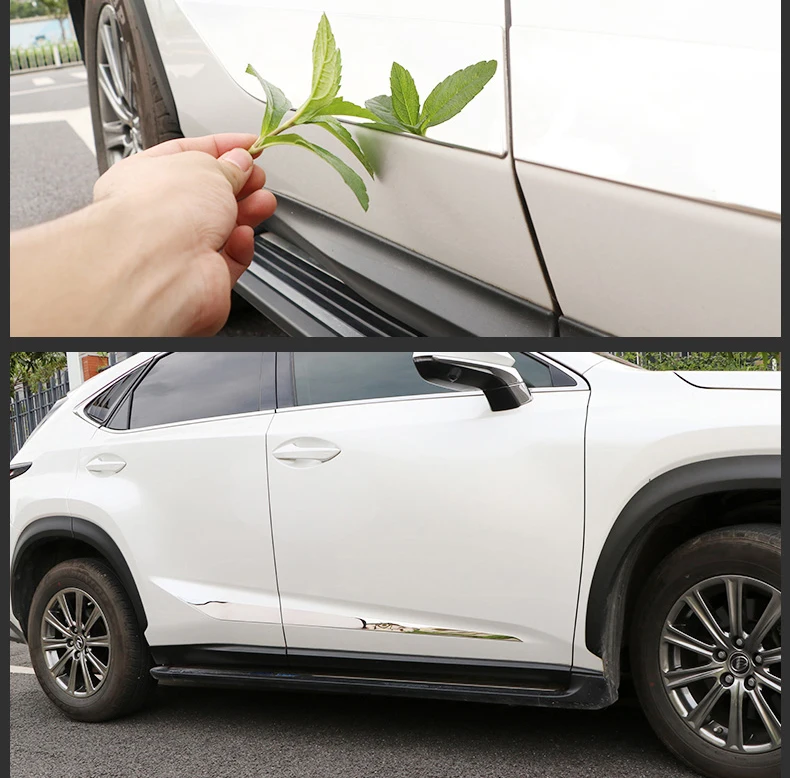 Lsrtw2017 для Lexus Nx NX200NX300NX200t NX300h Автомобильная дверь для отделки краев Декоративные интерьерные аксессуары для формовки для Lexus
