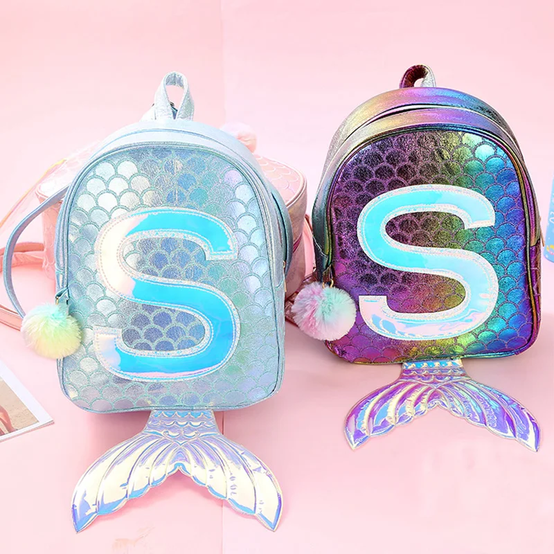Русалки школьные рюкзаки для девочек подростков милый школьный рюкзак с