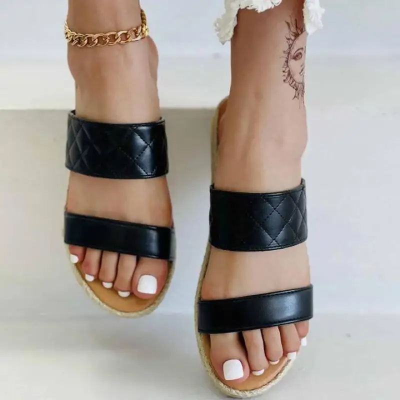 Summer Women's Slippers Women Shoes 2021 New Flat Sandals Women Casual Comfort Beach Shoes Female Flip Flops Designer Slides Hot