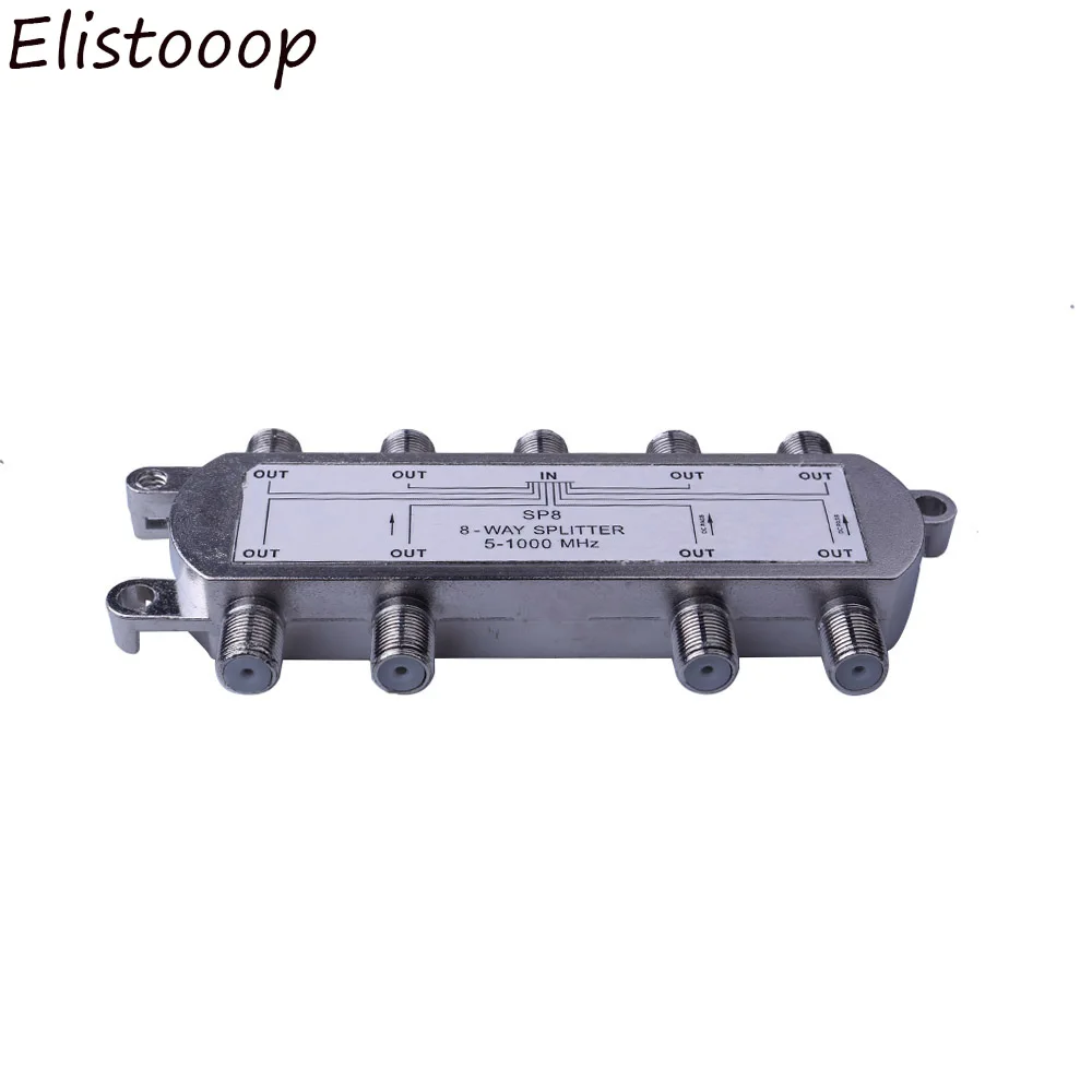 8 Way Port TV Signal Satellite Sat Coaxial Diplexer Combiner Splitter For | Receiver