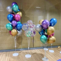 1set 1319 tubes balloon stand holder column confetti balloons happy birthday ballon kids baby shower wedding party decoration