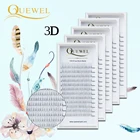 3D готовые объемные ресницы для наращивания ресниц с коротким стержнем CD завитые ресницы макияж Prefessional удобные профессиональные ресницы