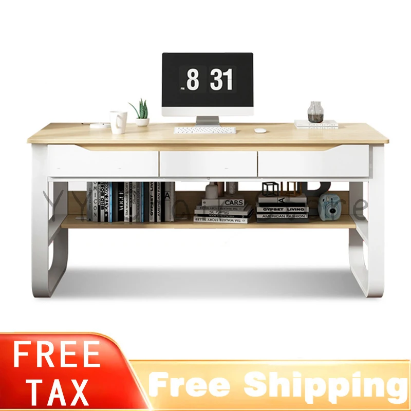 

FREE TAX ZOHE Computer Desk Small Family Bedroom Simple Student Study Modern Storage Space Laptop Table Office Home Furniture
