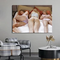 modern wall art sexy lingerie model poster print body art canvas painting wall art picture living room home decorative paintings