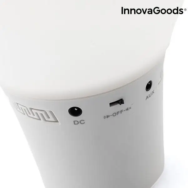 Silicone LED Touch Lamp with Speaker Silitone InnovaGoods |