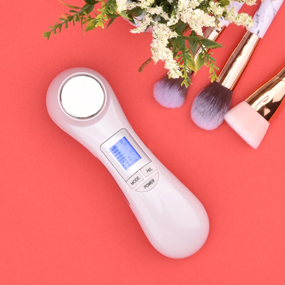 

Mesotherapy Electroporation RF Radio Frequency LED Photon Skin Care Beauty Device Face Lifting Wrinkles Removal Facial Cleaner