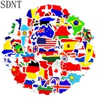 50 шт. национальные флаги туристические наклейки игрушки карта стран ПВХ наклейки для детей DIY чемодан ноутбук автомобиль скейтборд наклейка