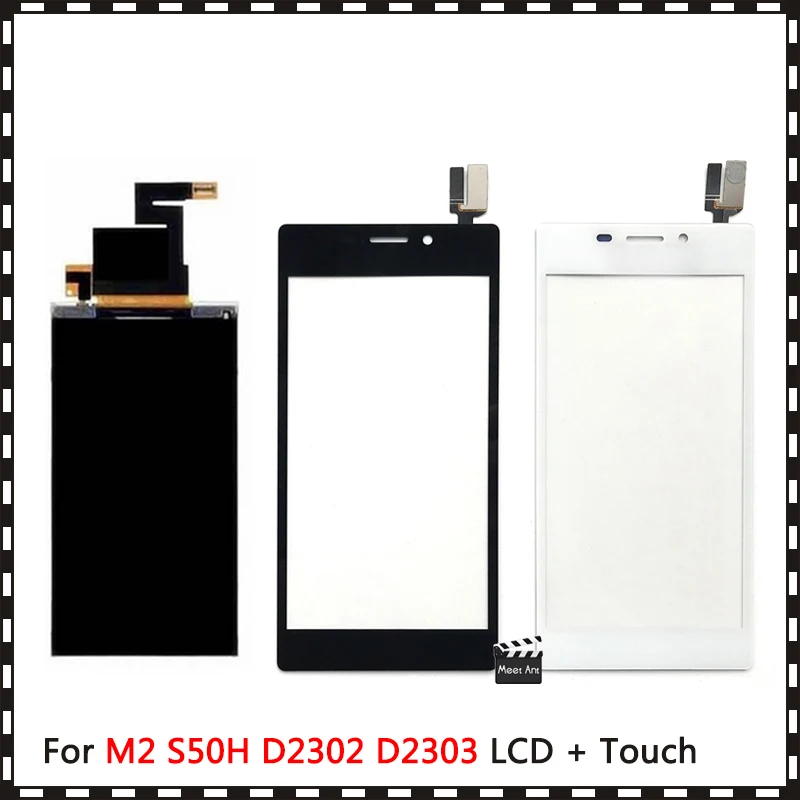 Новый высококачественный ЖК-дисплей 4 8 дюйма для Sony Xperia M2 S50H D2302 D2303 D2305 D2306 с