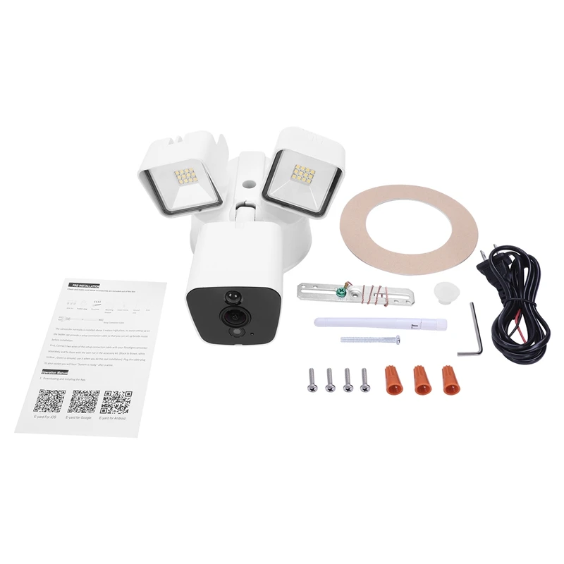 1080P прожекторная камера с Wi Fi видеокамера прожектором водонепроницаемая Ip55 Hd