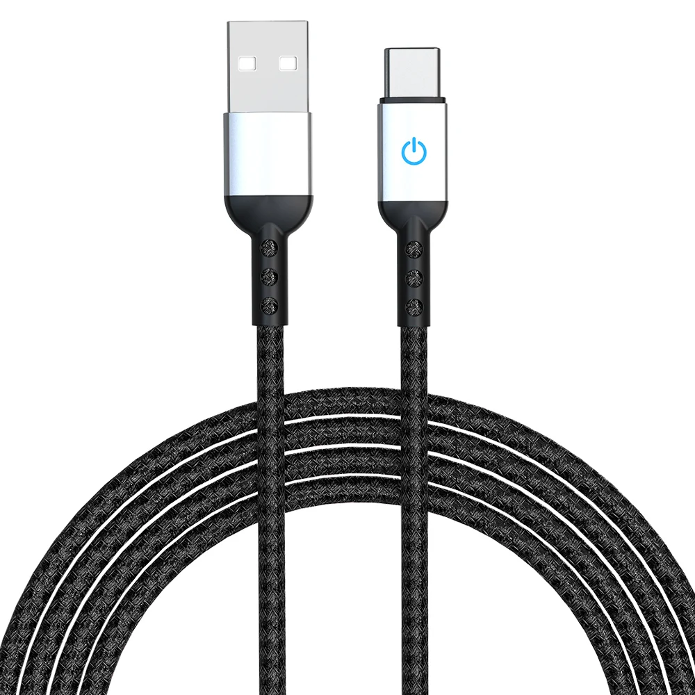 

!ACCEZZ 1.2m USB Type C Cable 3A Fast Charging Mobile Phone Charge Cable USB C Data Cord For Samsung Xiamomi Huawei Oneplus Wire