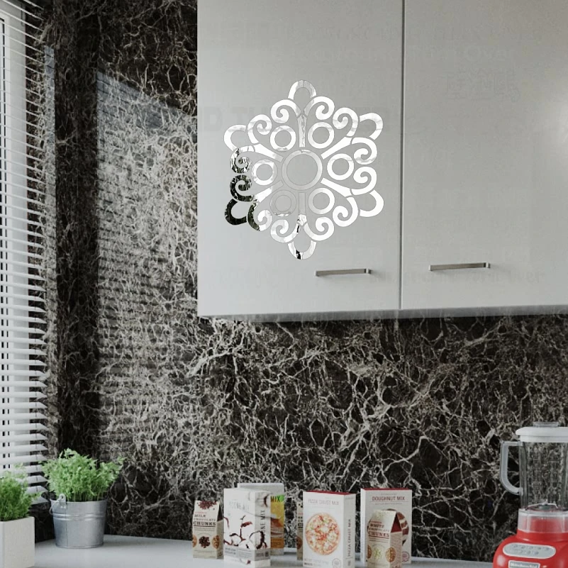 Зеркальный настенный стикер s для домашнего декора детские комнаты спальни