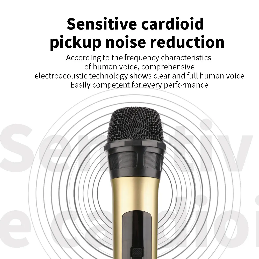 Беспроводной микрофон UHF Ручной громкоговоритель с микроприемником для