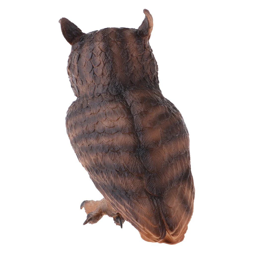 

Standing Owl Simulation Animals for Home Table Desktop Decoration Gifts 14cm