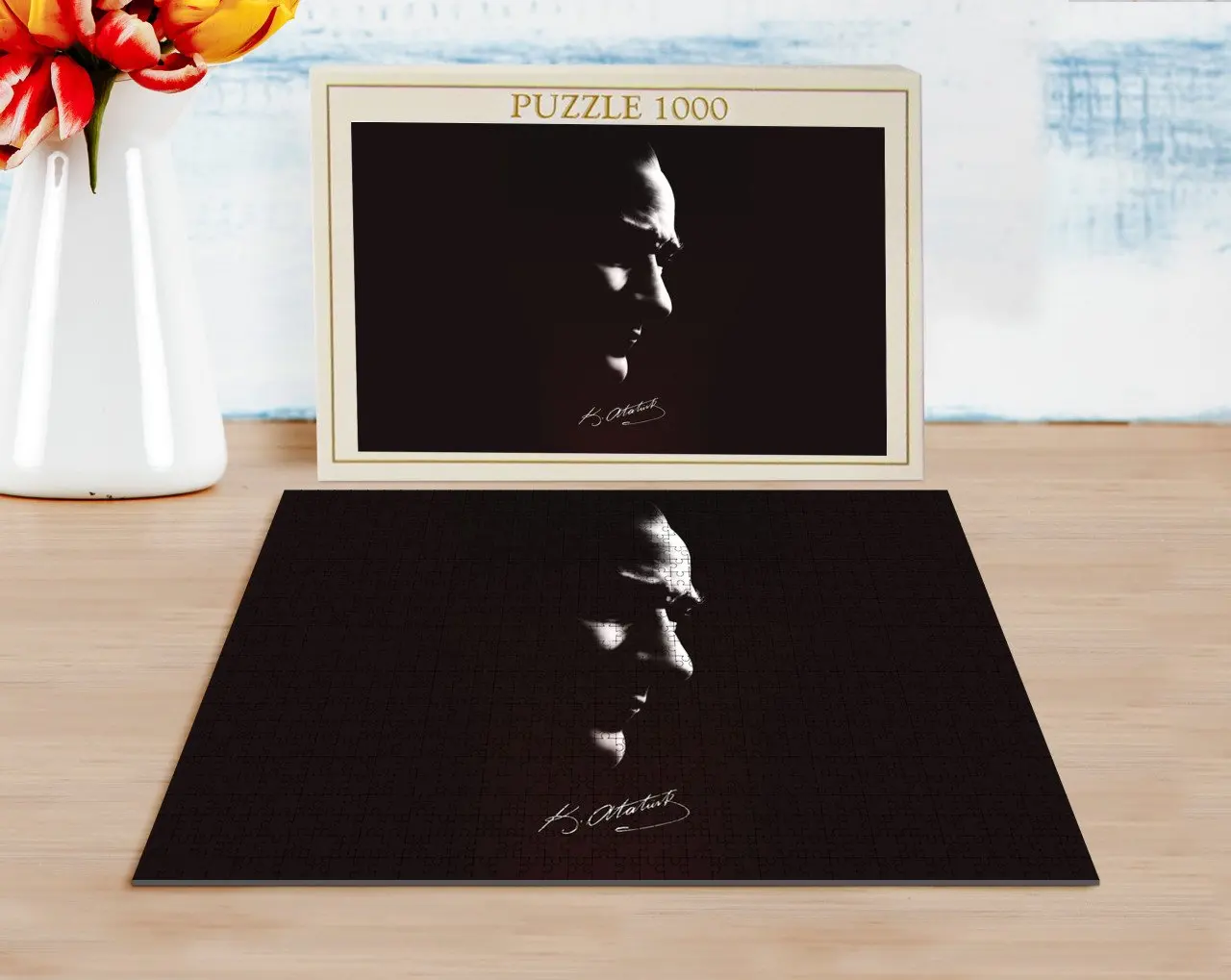 

BK Home Ataturk Designed 1000 Piece Professional Puzzle-26 Decoration Girlfriends Gift Moment Happy Design Modern Quality Reliable