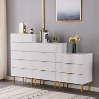 simple modern light luxury bedroom storage cabinet living room multi layer drawer storage cabinet six drawer combination cabinet