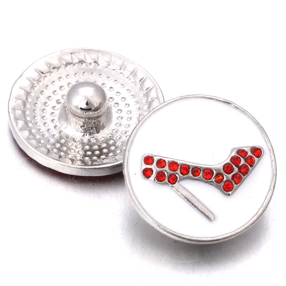 6 шт./лот новые кнопки металлические на высоком каблуке защелки для шармов