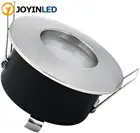 Квадратный круглый не регулируемый Светодиодный точечный светильник GU10 MR16, держатели лампочек, водонепроницаемый Встраиваемый светодиодный точечный светильник для ванной комнаты