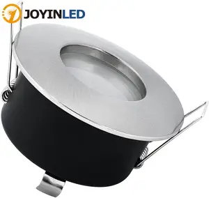 Квадратный круглый не регулируемый Светодиодный точечный светильник GU10 MR16, держатели лампочек, водонепроницаемый Встраиваемый светодиодный точечный светильник для ванной комнаты