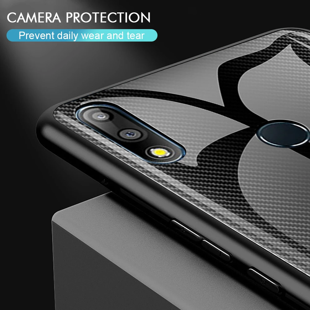 Модный градиентный чехол из закаленного стекла для телефона для ASUS Zenfone max pro m1 zb601kl zb602kl m2 zb631kl zb633kl защитный чехол-накладка