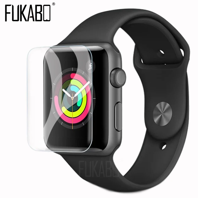 10D Защита экрана для Apple Watch Series 4 Watch 3 2 1 Защитная пленка для Apple Watch 4 3 2 1 38 40 42 44 мм HD мягкая пленка