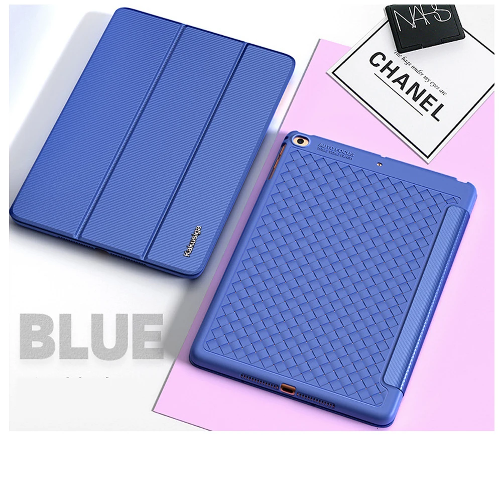 Coolaxy чехол для IPad, мягкий силиконовый чехол для IPad, чехол-карандаш, трехслойная подставка, умный чехол для Apple IPad, чехол 9,7