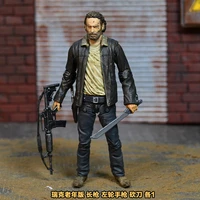 bandai genuine mcfarlane thewalking dead rickneganing 5 inch joints movable action figure doll