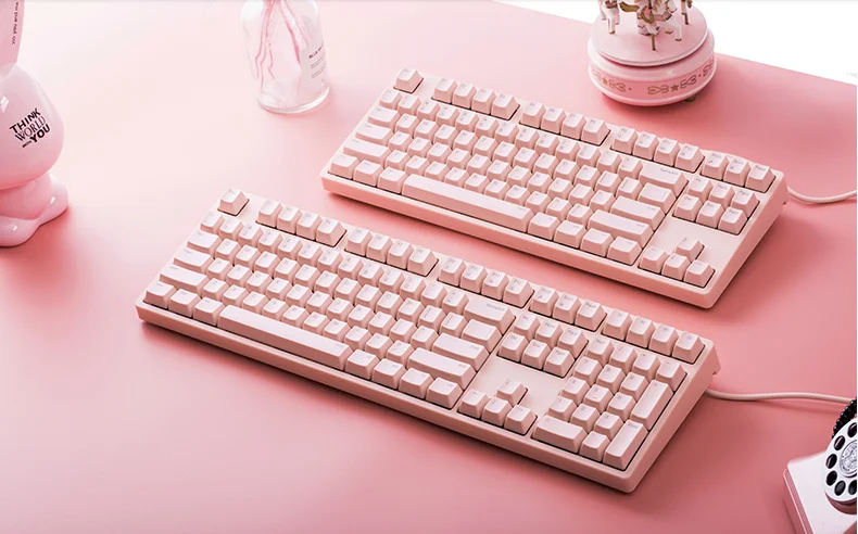 IKBC C87 TKL механическая клавиатура без ключа C87 PBT keycap cherry mx серебристый переключатель коричневая скорость без подсветки игровая клавиатура