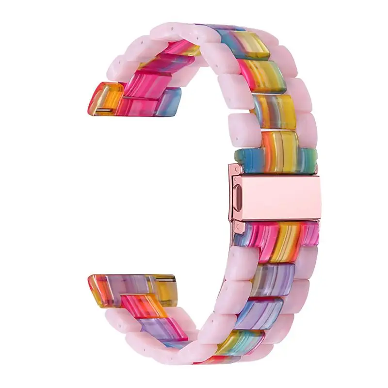 

1 Pc Fashion Watch Strap Rainbow Watch Band Watchband Compatible for Galaxy46