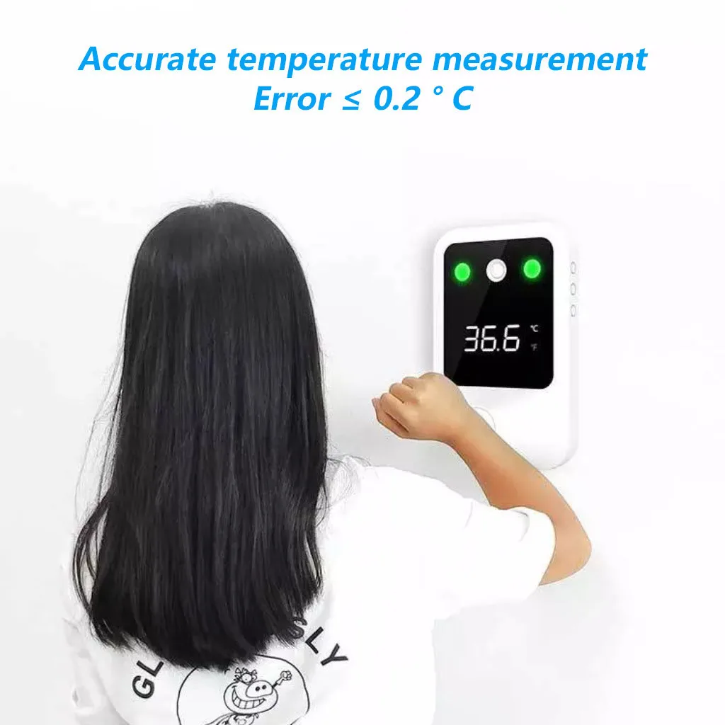 Настенный термометр для лба Бесконтактный инфракрасный цифровой Senor
