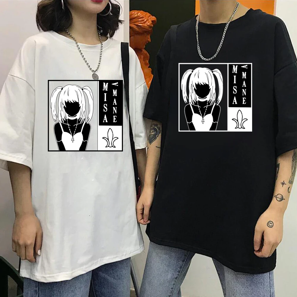 

Футболка с аниме «Death Note» для мужчин и женщин, уличная одежда с принтом Манга