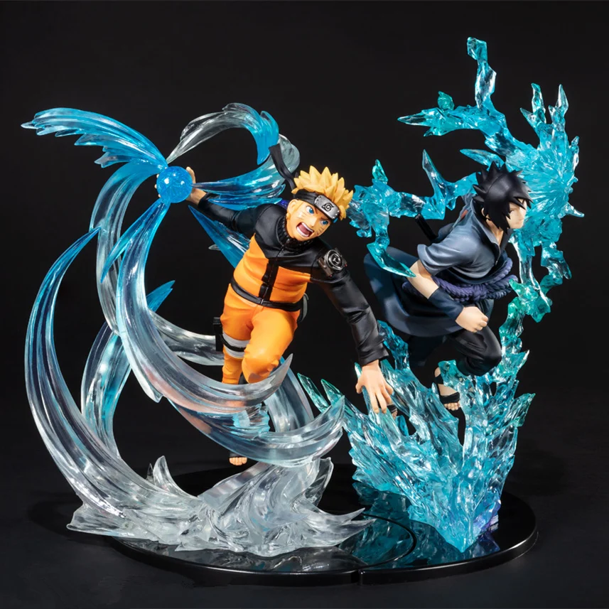 Аниме фигурки Наруто Узумаки VS Rasengan Саске ПВХ фигурка героя аниме Figma